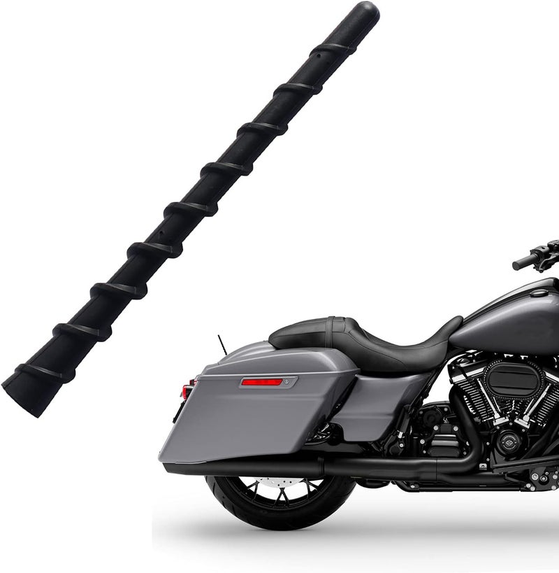 Jamscar Jamcar Short Motorcycle Antenna for Harley Davidson Accessories Tour Electra Road Street Glide Trike Ultra Classic CVO 1989-2025, 7" Rubber Antenna Replacement for Reception - Image 1